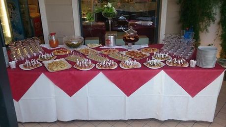 bancone di un buffet