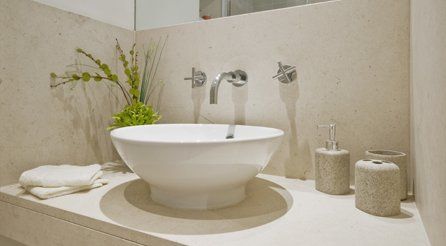 A stylish bathroom sink