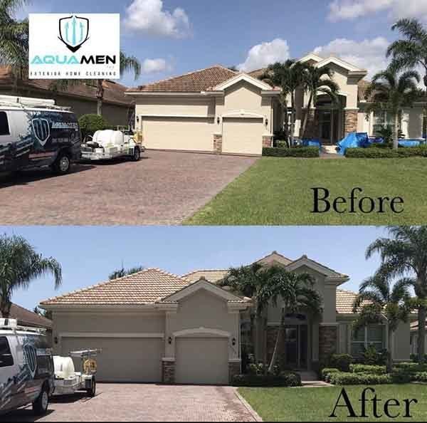 before and after home washing