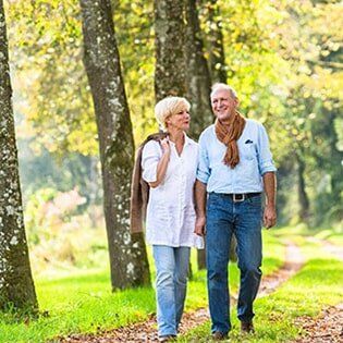 Happy Senior Couple — Life Insurance in Merrillville, IN Happy Senior Couple — Life Insurance in Merrillville, IN