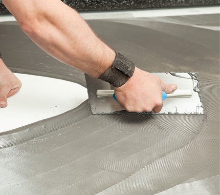 Cement screeding