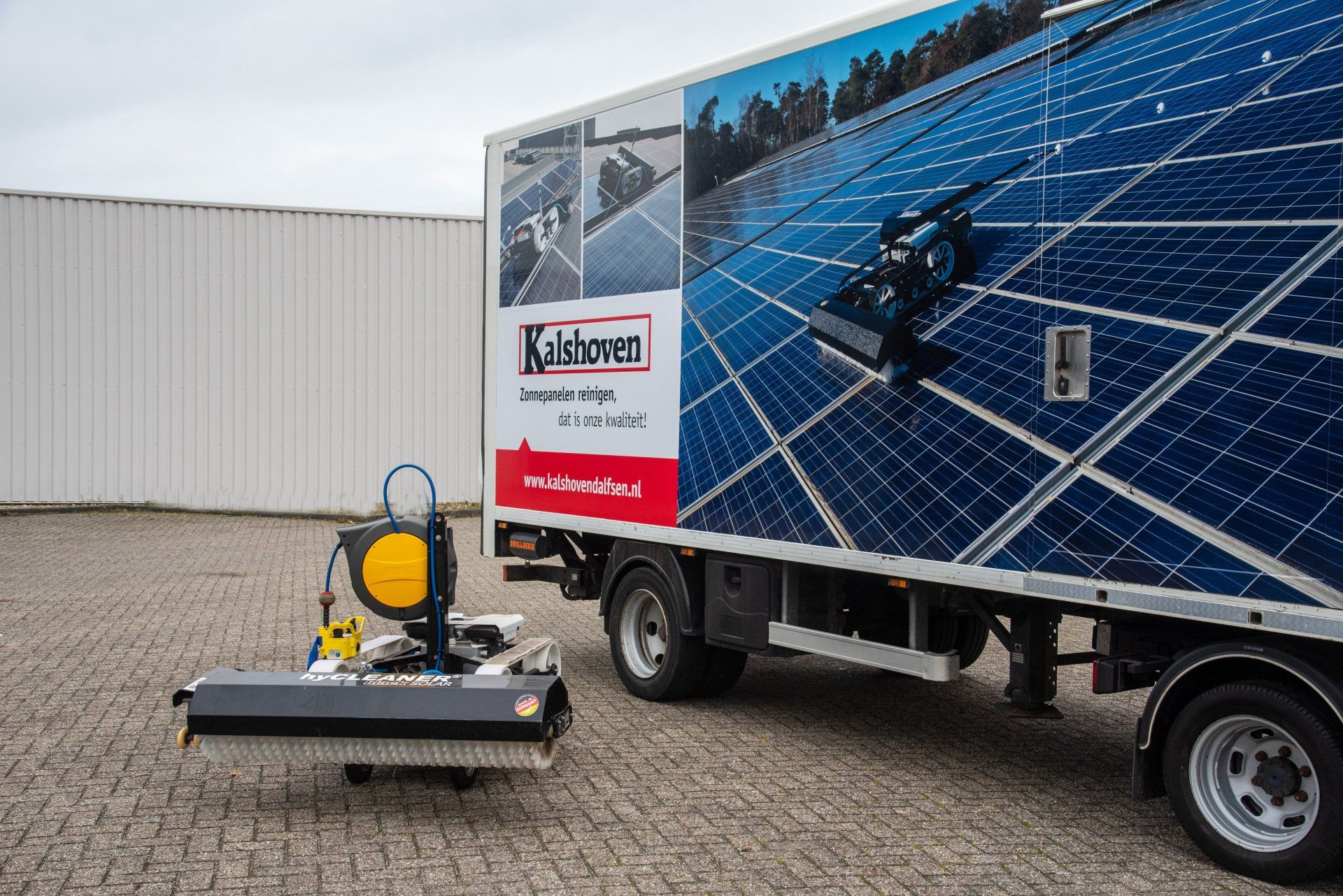 Reinigen zonnepanelen