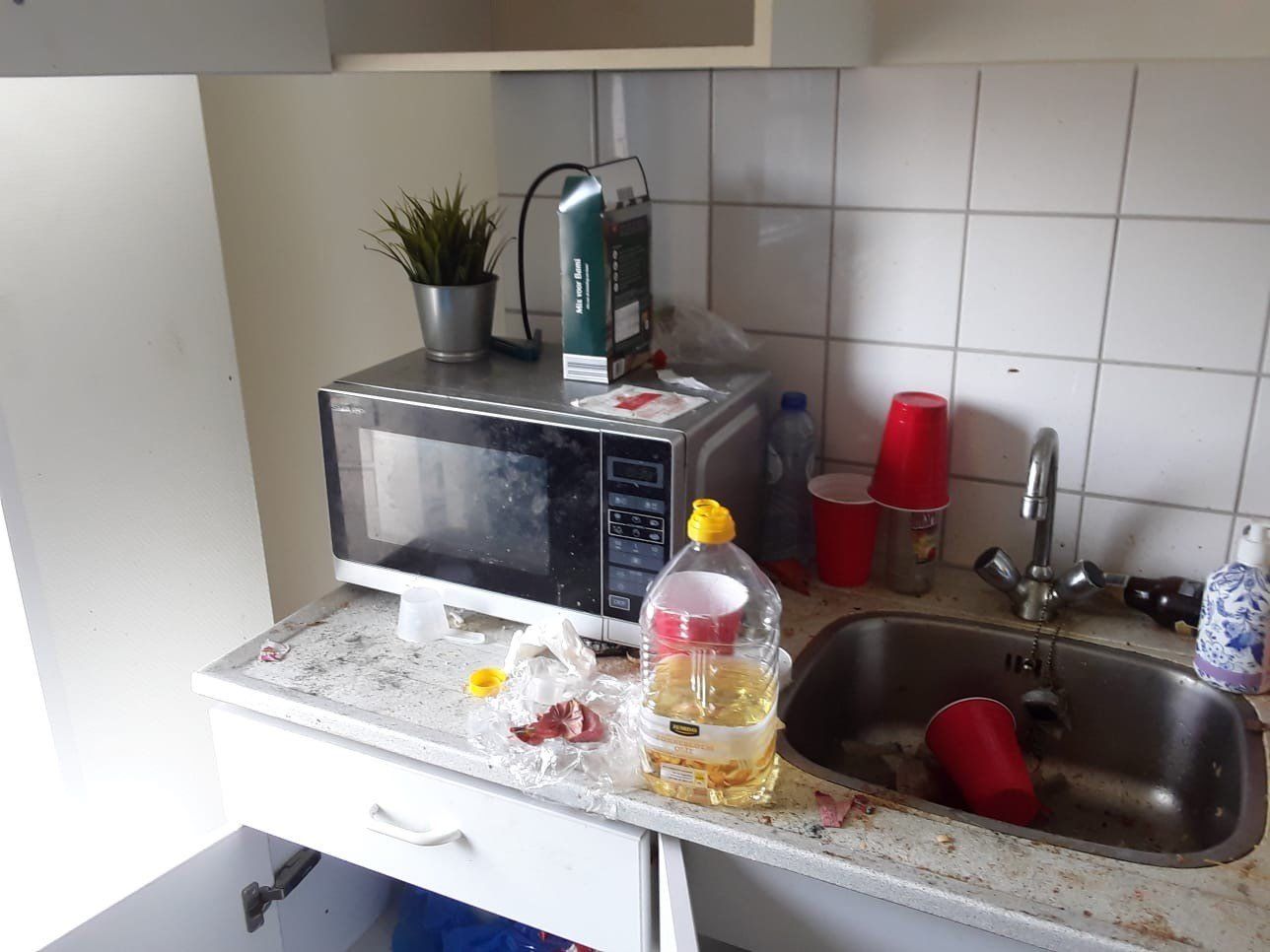 Reinigen van vervuilde woningen