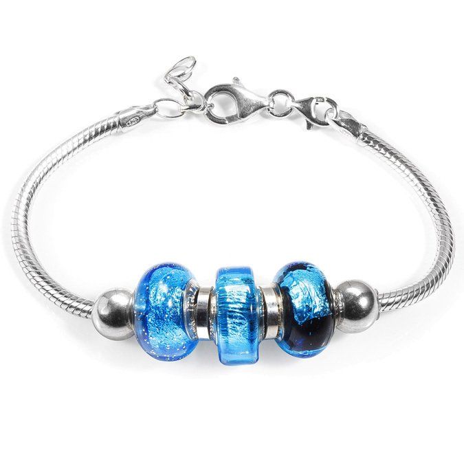 bracciale con ciondoli Pb925 SilverType