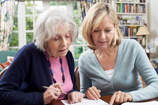 Two Ladies Planning Ahead