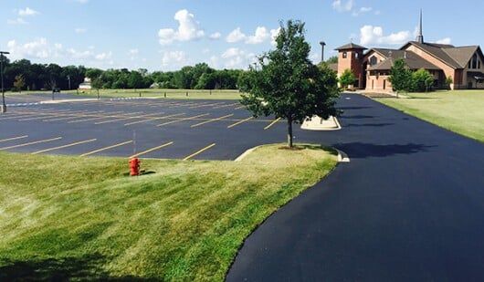 Parking Lot View - SealCoating in Antioch, IL Parking Lot View - SealCoating in Antioch, IL