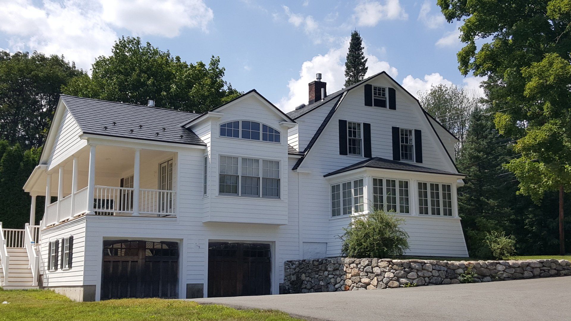 Colonial Brown Metal Shingles with Snow Guards Edmonton Alberta