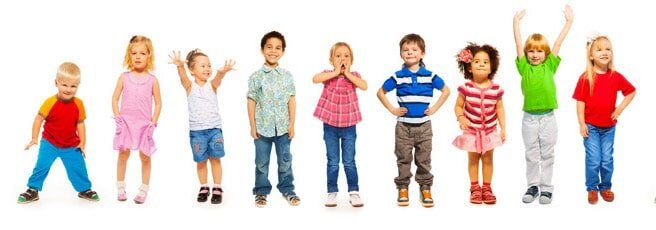 Children Standing in a Line - Pediatrician in Lewiston, NY