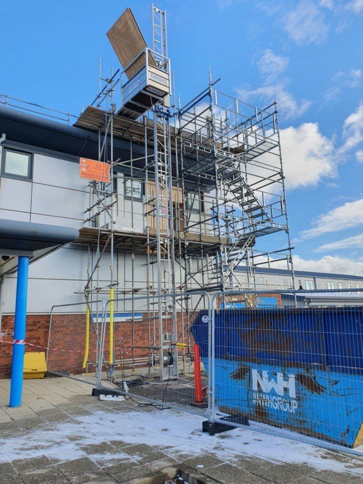Wansbeck General Hospital, Northumberland, Scaffolding Services