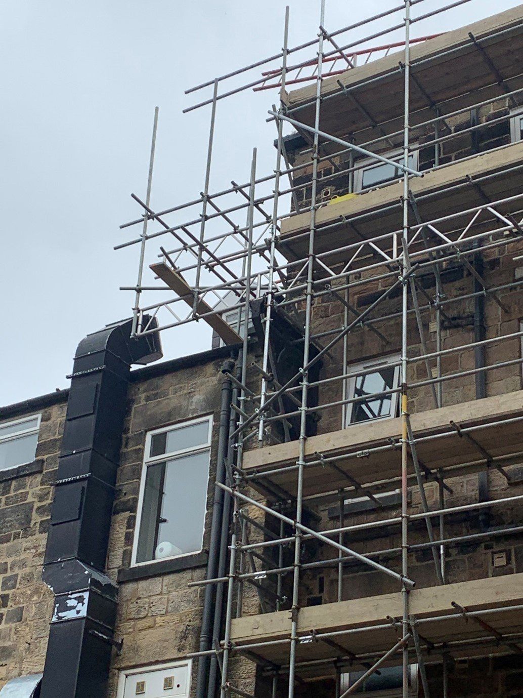 Commercial complex and large scaffold design