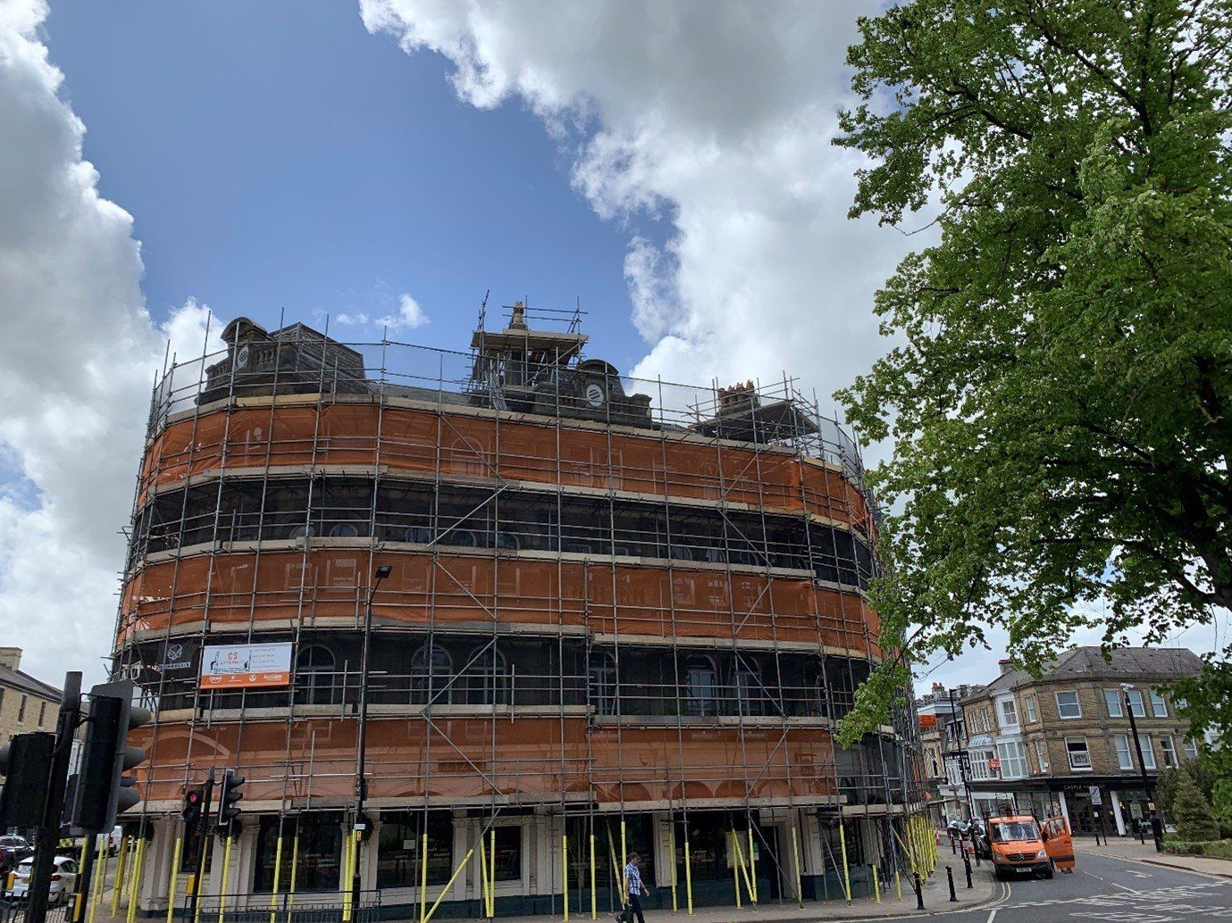 Commercial job Scaffold for the the development of 60 apartments