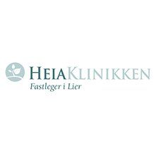 A logo for heiaklinikken fastleger i lier