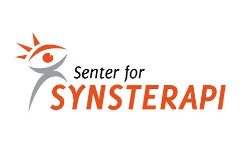 Logoen til senter for synterapi viser en person med sol på hodet.