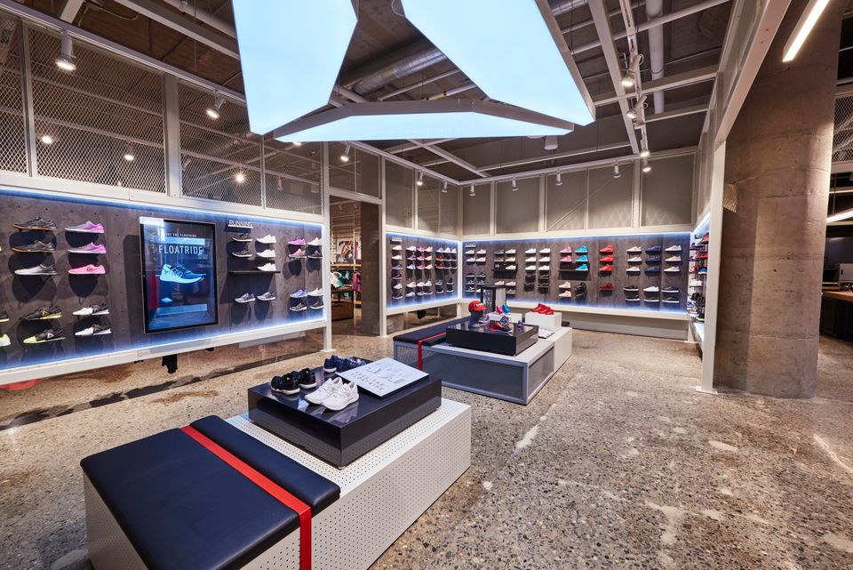 reebok retail store design