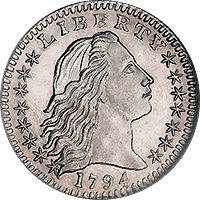 1794 Flowing Hair Silver Dollar