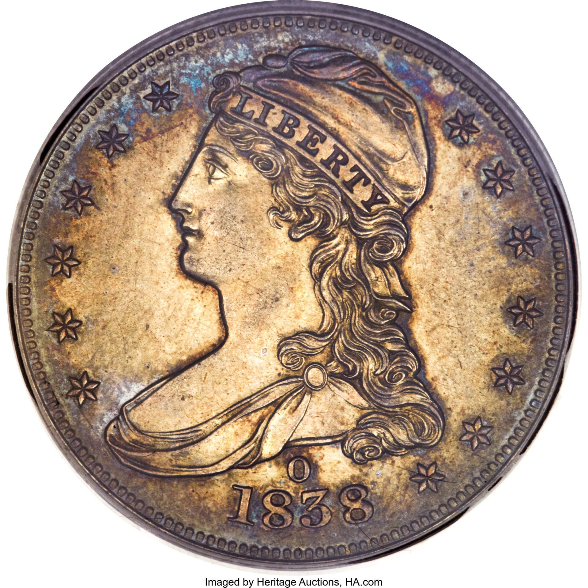1838 O Capped Bust Half Dollar PCGS