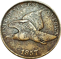 1857 Flying Eagle Penny