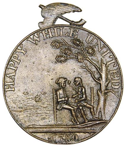 Happy while united medal