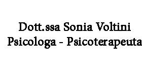 Sonia Voltini Psicologa