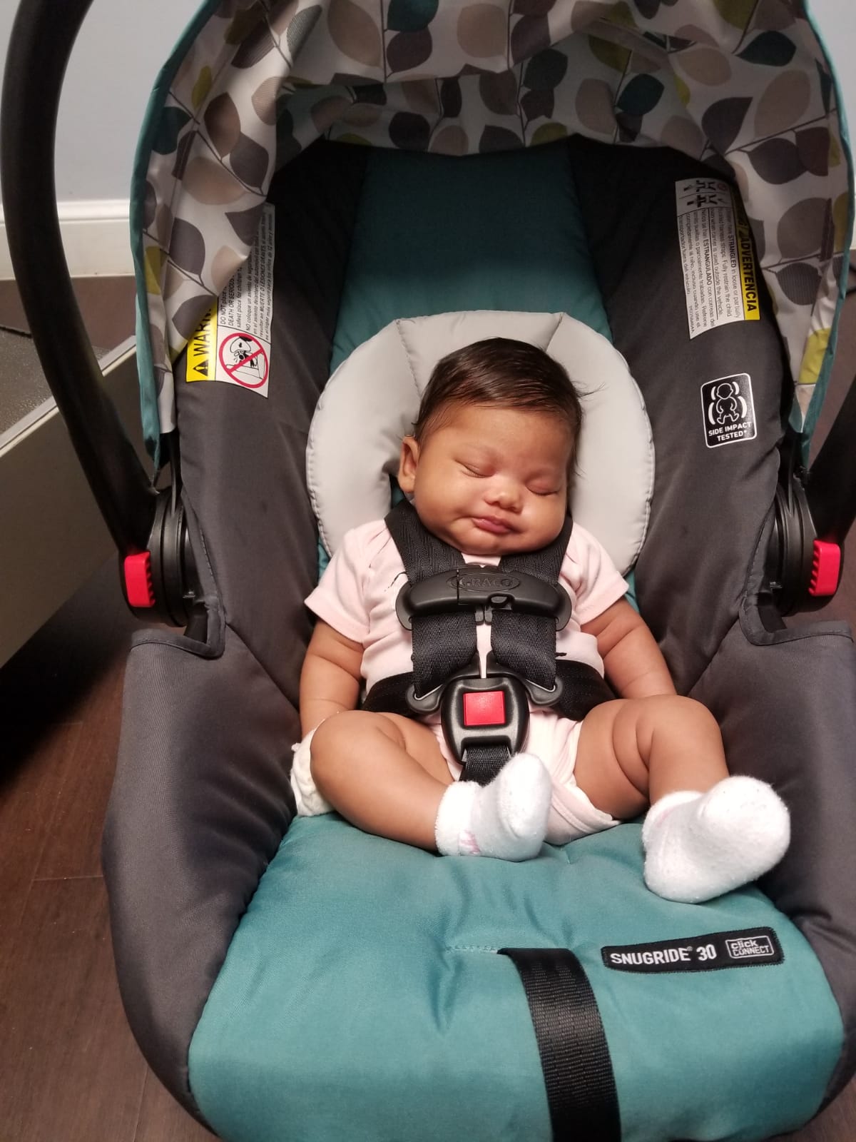 Baby Sleeping in Trolley — Ocala, FL — All About Women OB/GYN Clinic