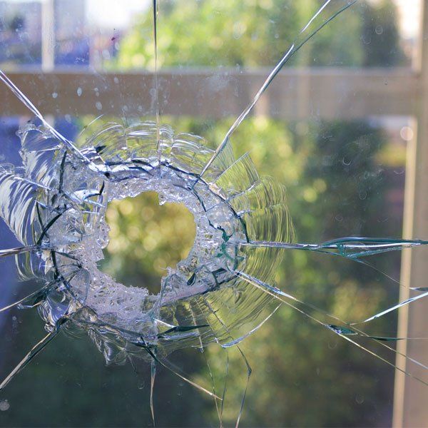 Damaged Residential Window — Powhatan, VA — HomeTown Glass LLC