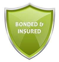 Green shield with