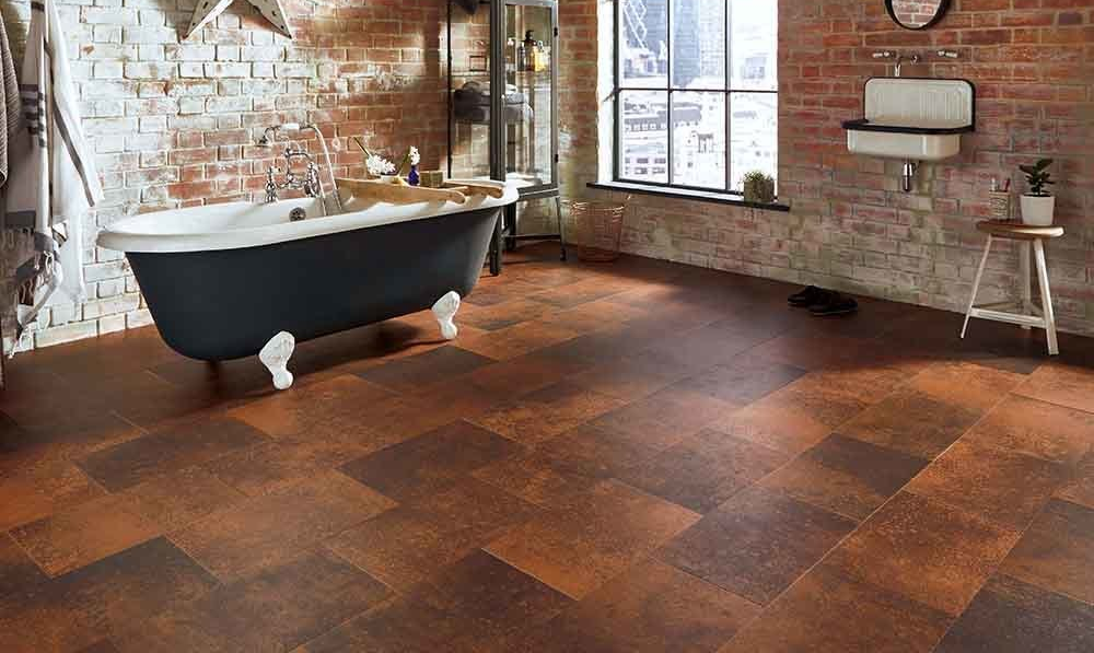 Karndean flooring in bathroom