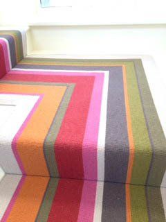 Multicolored carpet