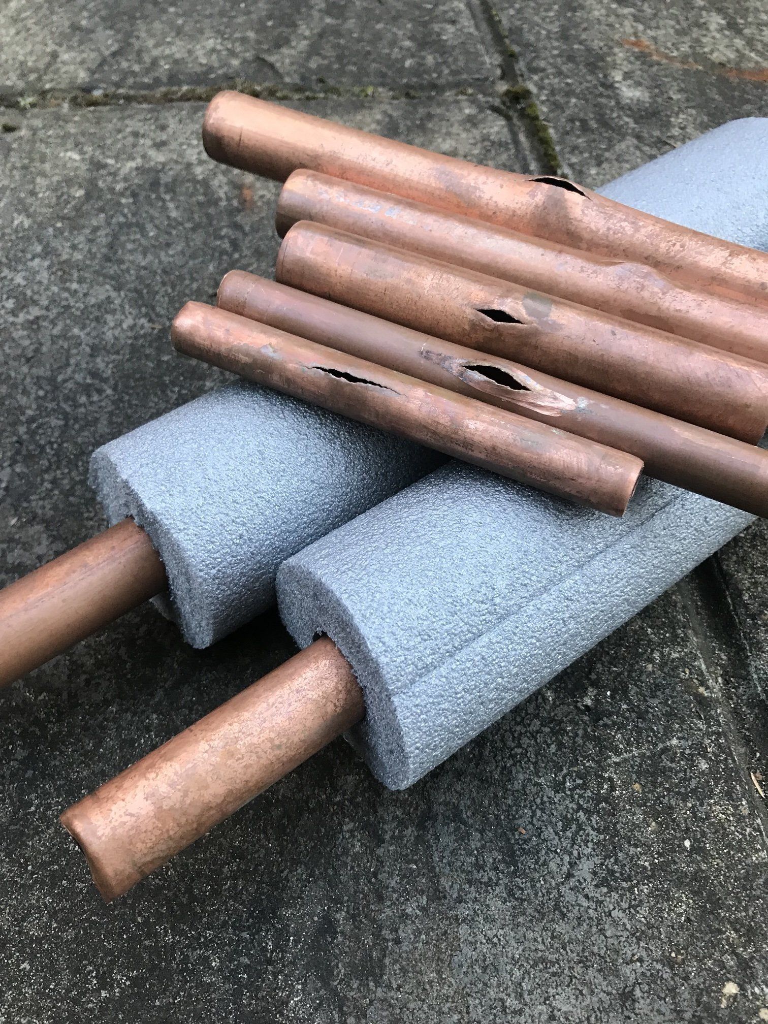 Copper pipes