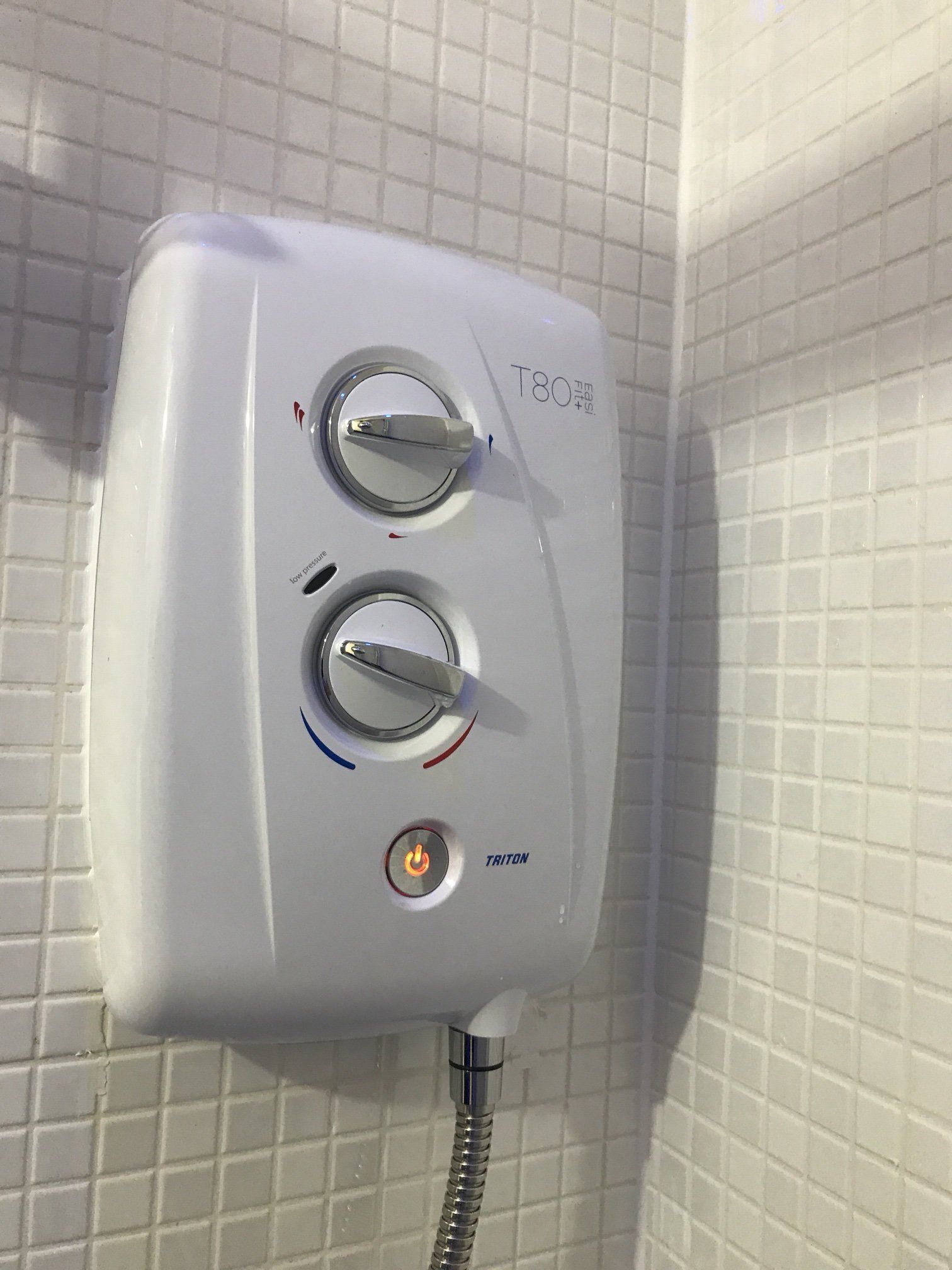 New shower