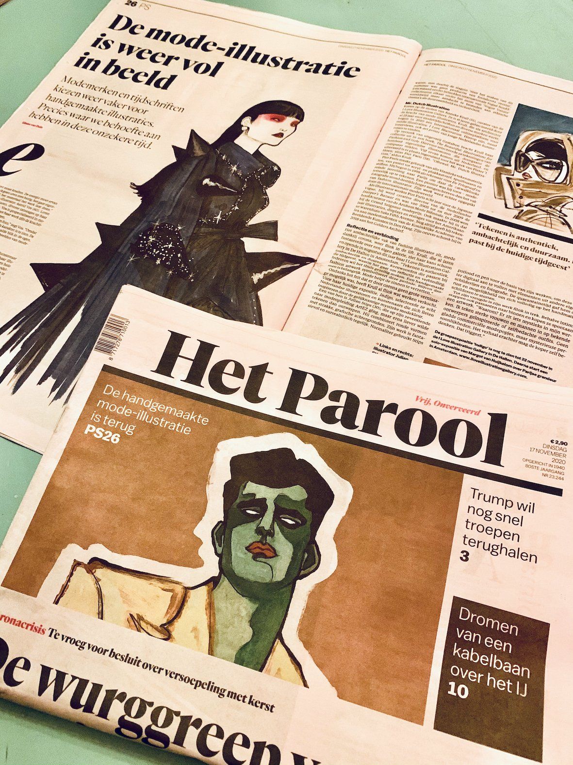 Newspaper pages: 