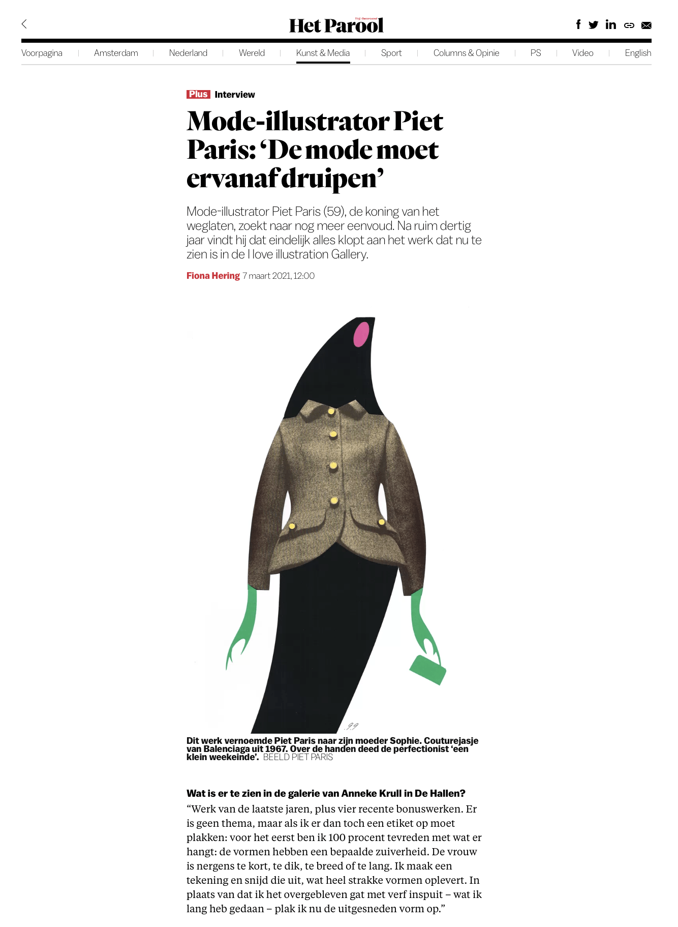 Piet Paris Het Parool