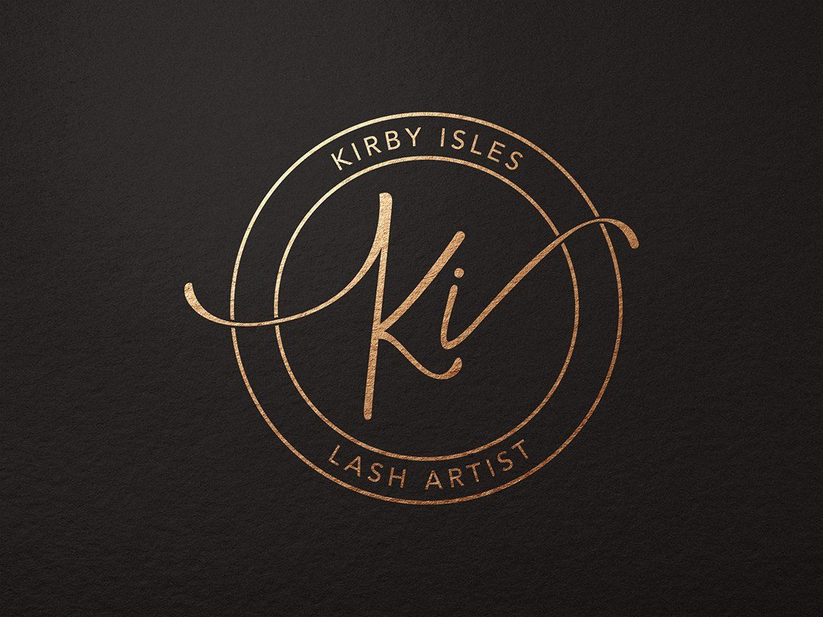 Gold logo: 