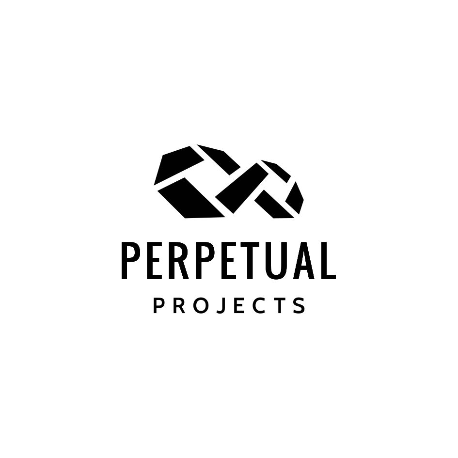 Black and white logo of 
