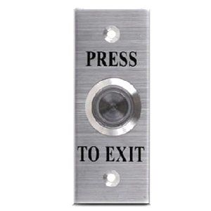 Exit Request Button Mullion Wall Plate LED