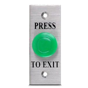 Exit Request Button Mushroom Mullion Wall Plate LED