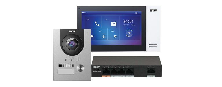 Standard Intercom Kit Complete Residential IP Intercom Kit (Black)