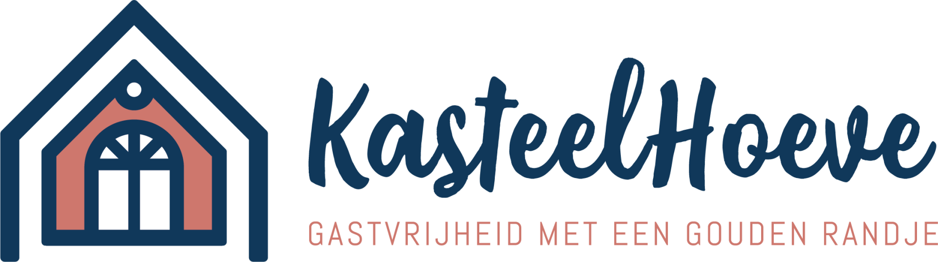 Een logo voor een bedrijf genaamd kasteelhoeve