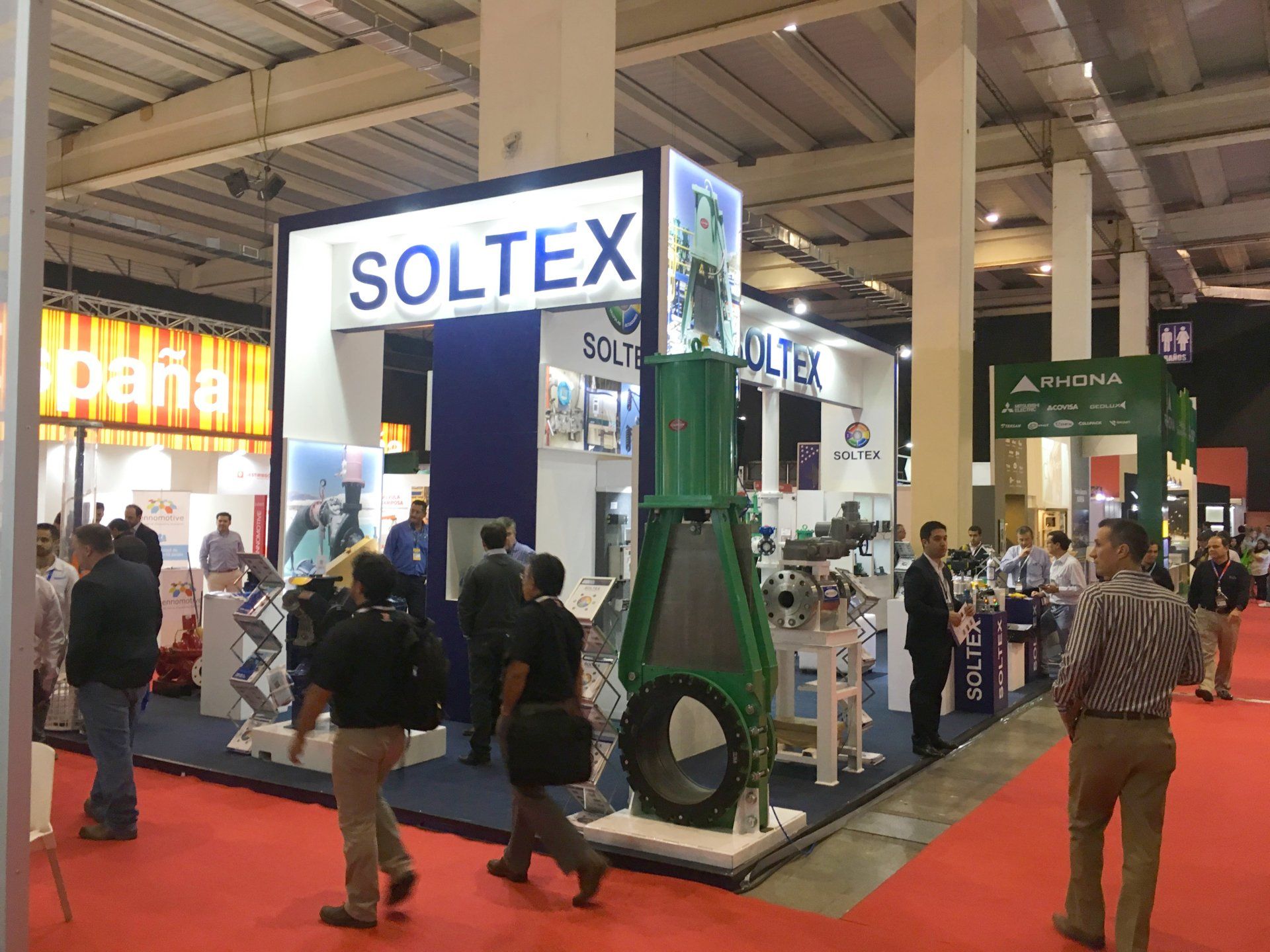 Stand de Soltex em Expomin 2016