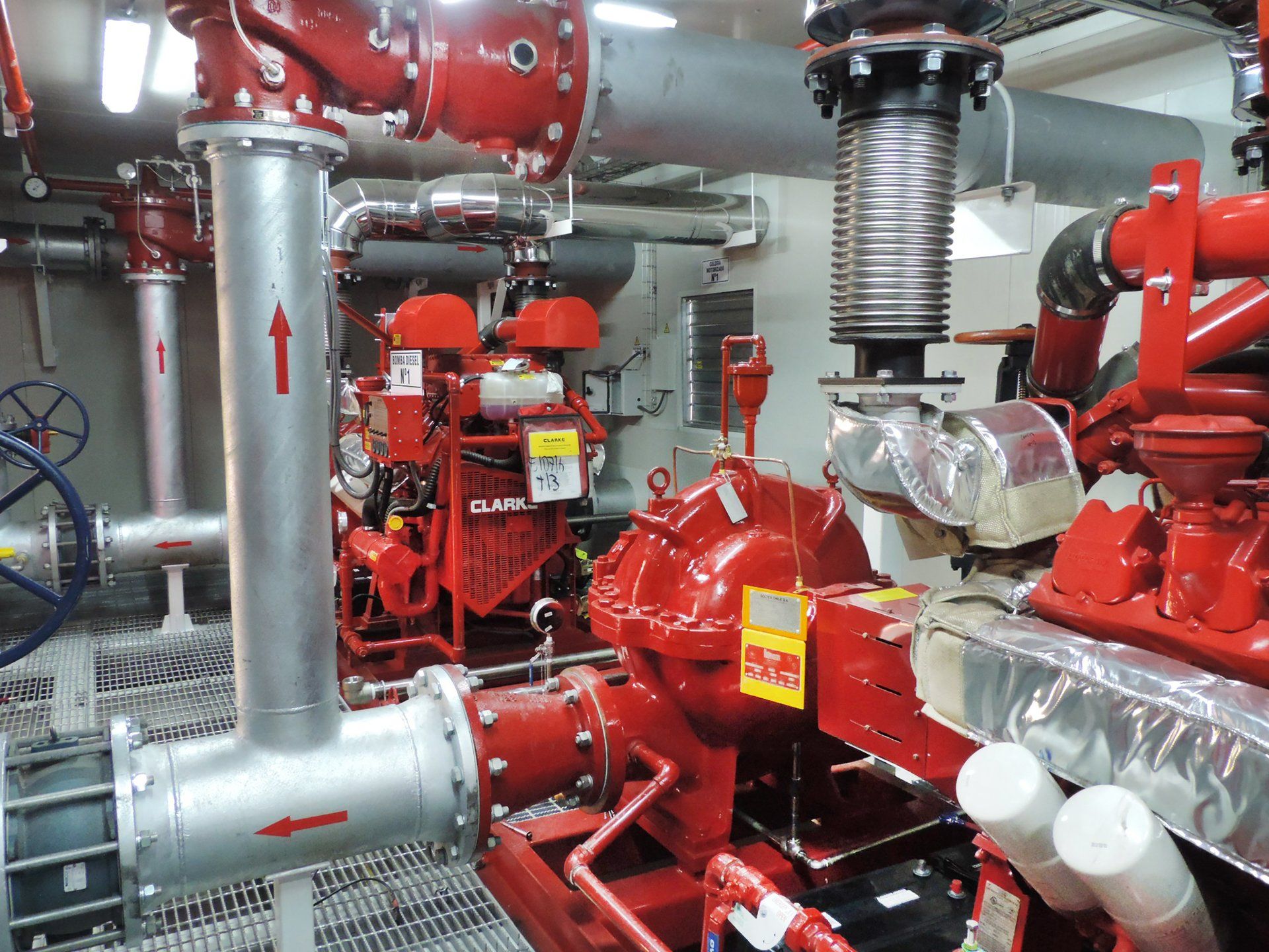 Skid contra incendio con Bomba ULFM Peerless