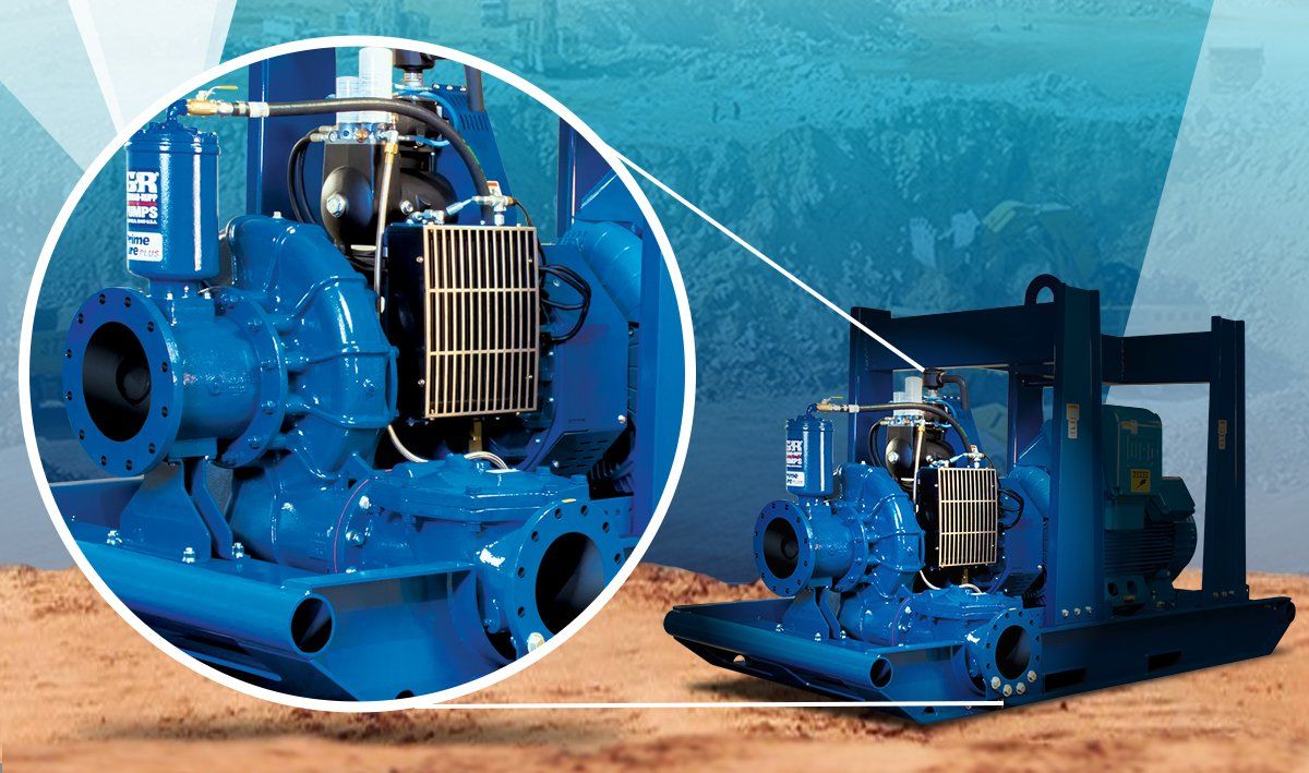 Close-up2 Bomba Gorman-Rupp Pumps serie PAH