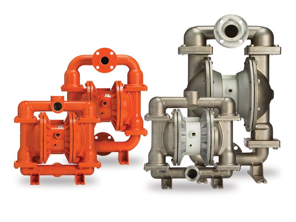 Bombas neumáticas Wilden metalicas, inox y plásticas 
