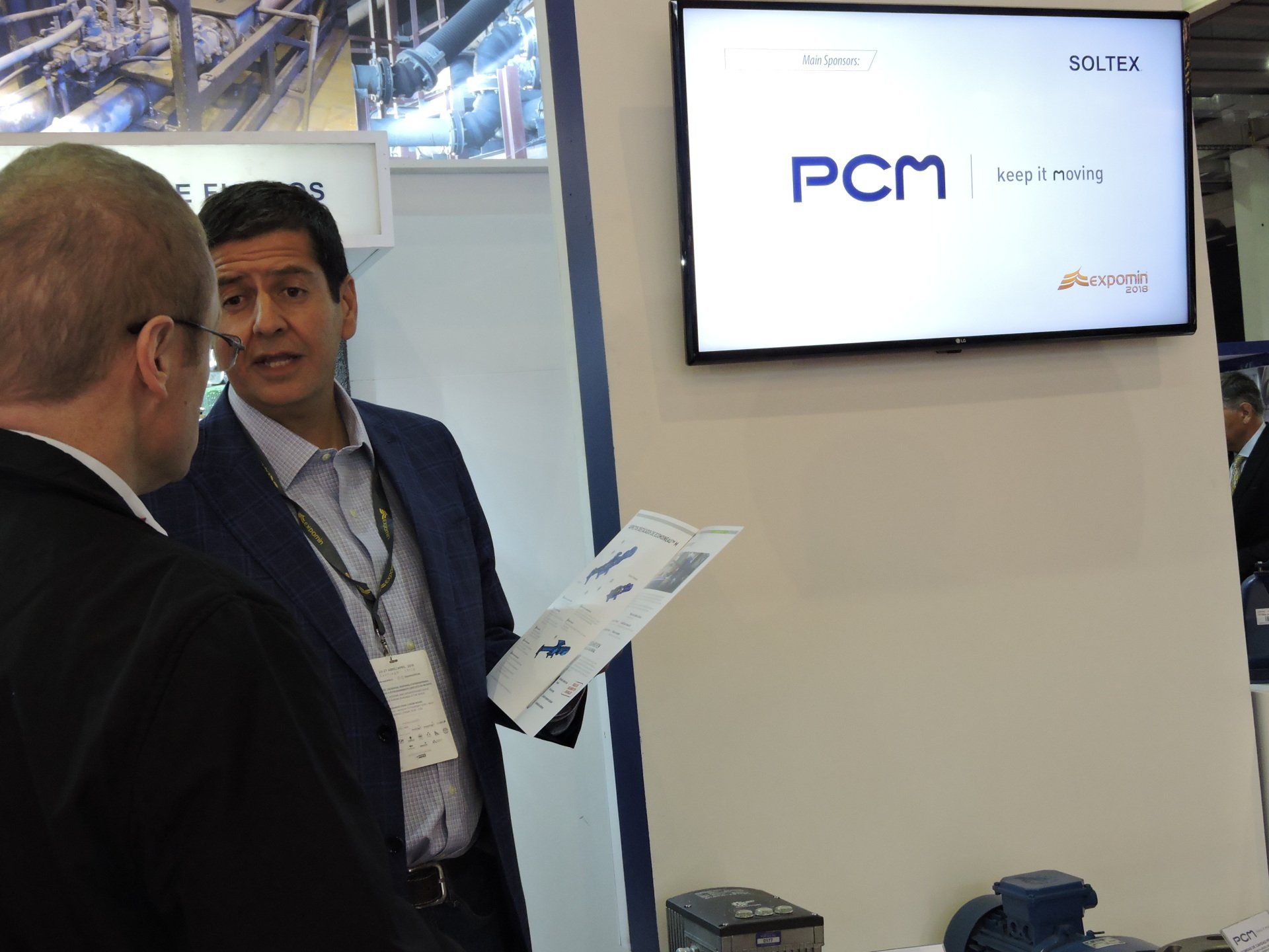 Imágenes stand SOLTEX Expomin 2018
