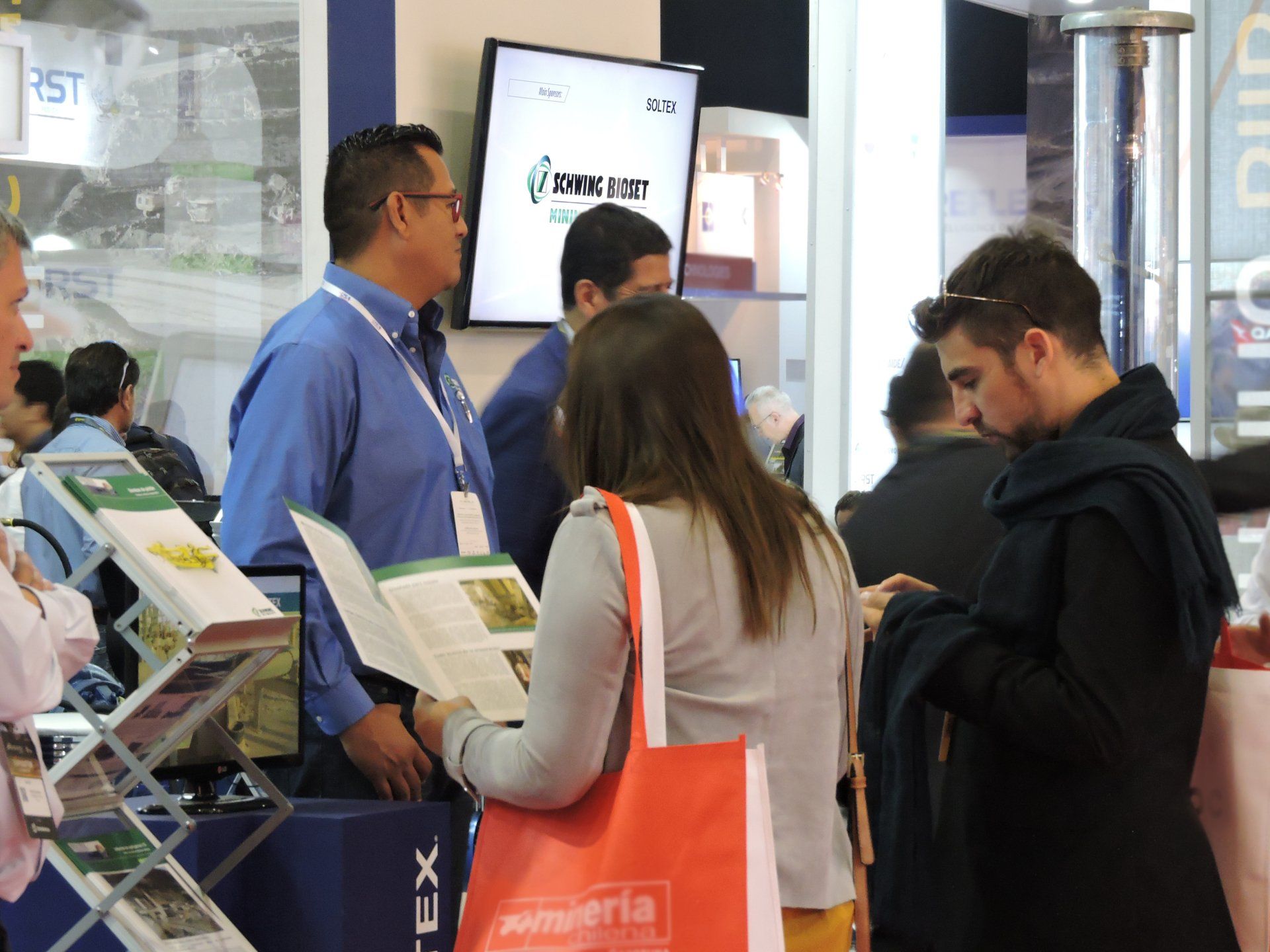 Imágenes stand SOLTEX Expomin 2018