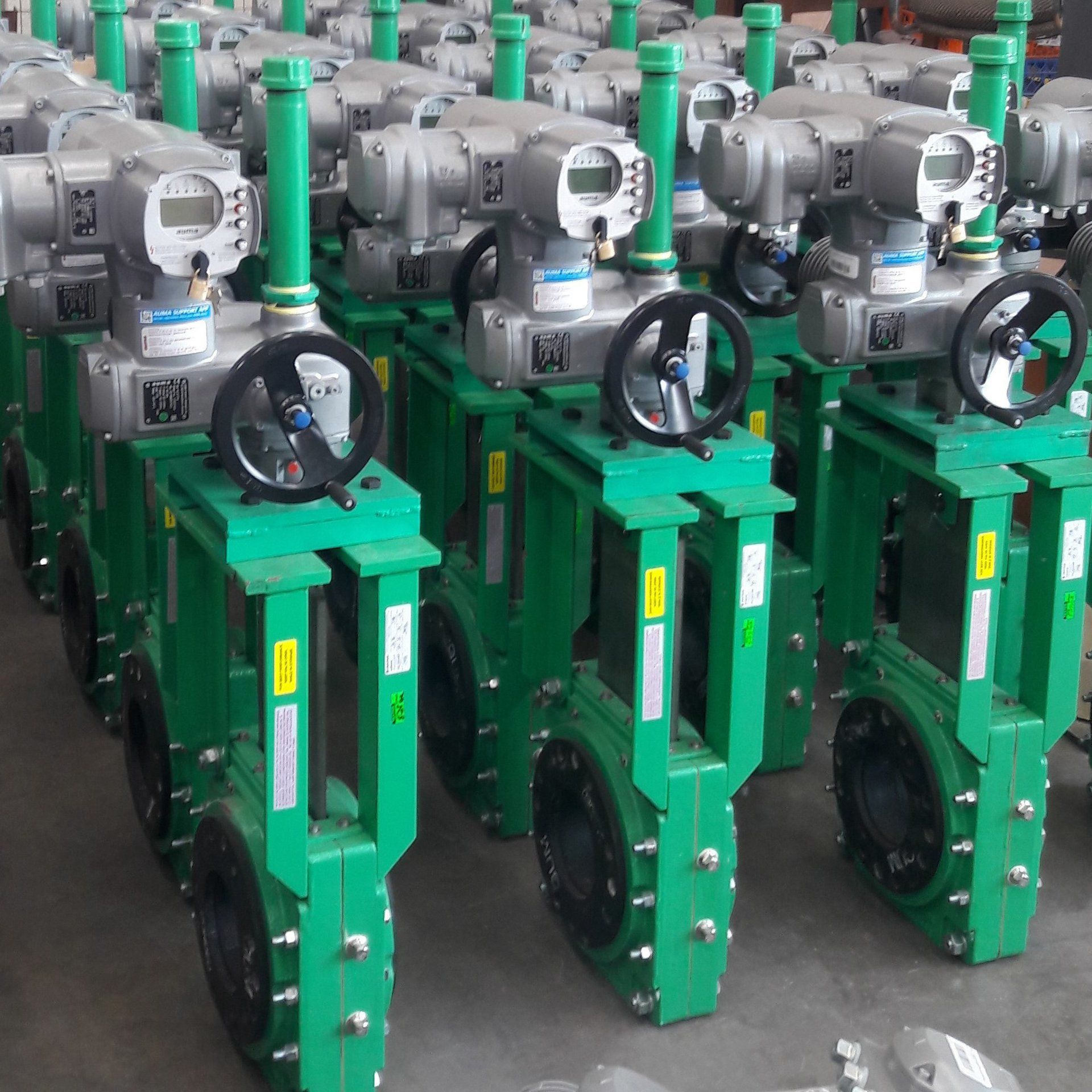 Automatización de válvulas Clarkson con actuadores Auma en Soltex