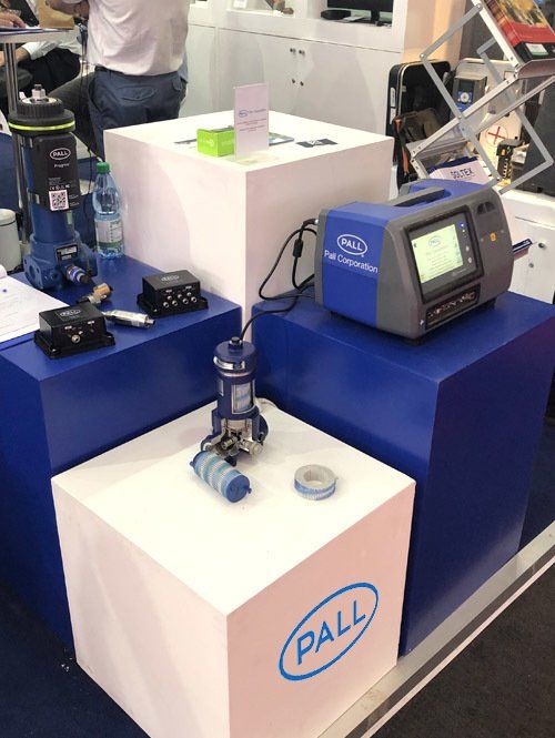 Filtros PALL en stand Soltex Exponor 2019