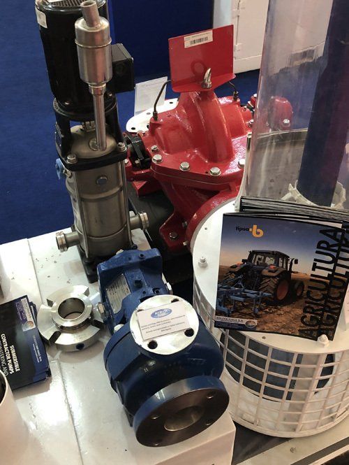 Bombas Peerless en stand Soltex Exponor 2019