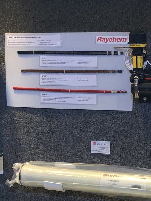Raychem en stand Soltex Exponor 2019