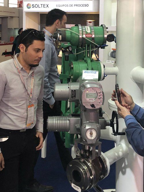 VActuadores Auma en Soltex Exponor 2019