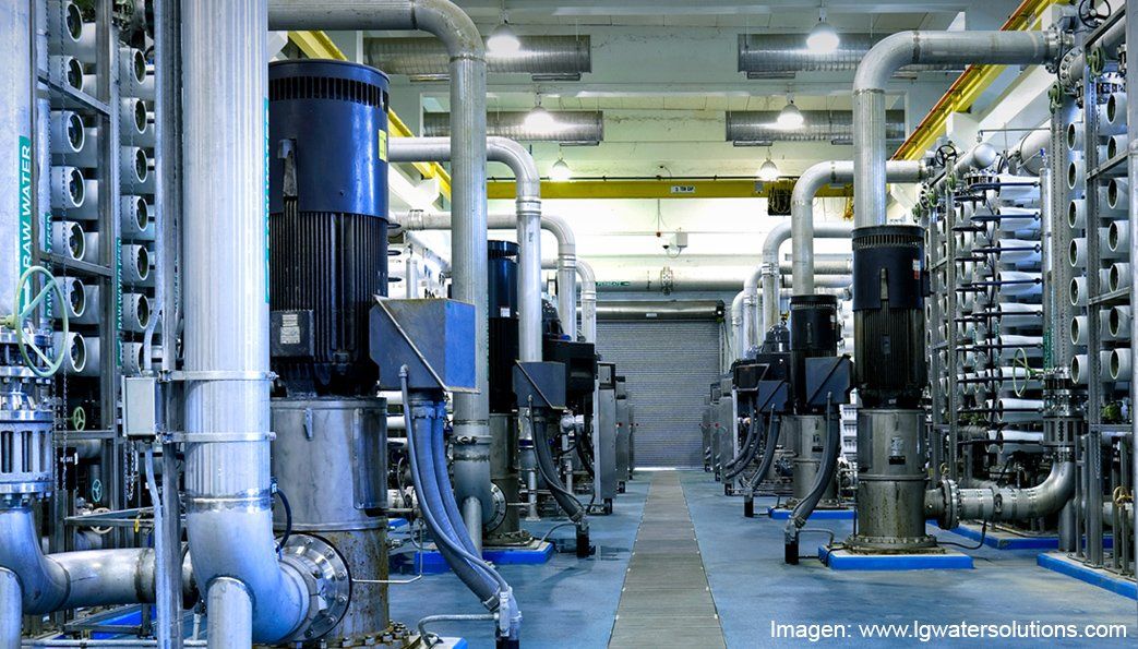 Bombas VTP Peerless en planta de Osmisis Inversa